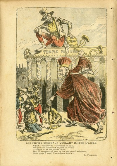 Ilustração de Achille Lemot (1846-1909) em Le Pelerin de Achille Lemot