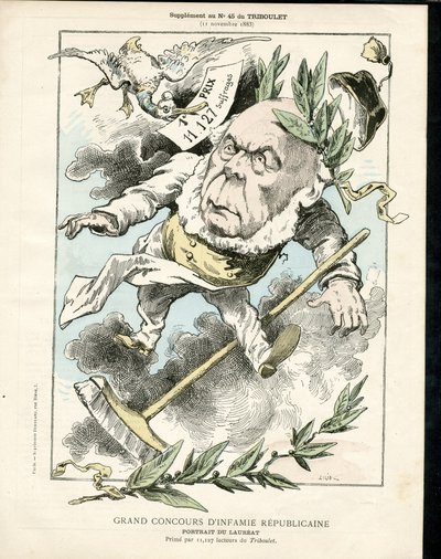 Le Triboulet, Satirical em P&B de Achille Lemot