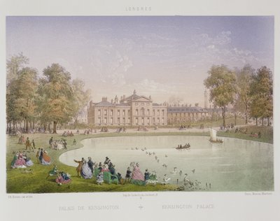 Palácio de Kensington, c.1862 de Achille Louis Martinet