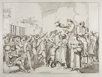 As esmolas dos monges de Achille Pinelli
