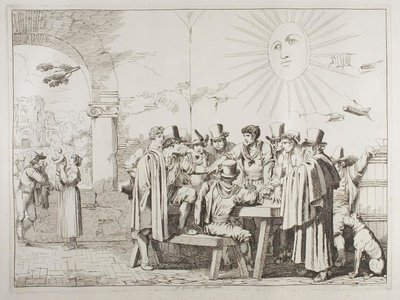 O jogo da pasatella de Achille Pinelli