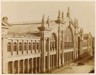 Gard du Nord, Paris, c.1870-80 (foto) de Achille Quinet