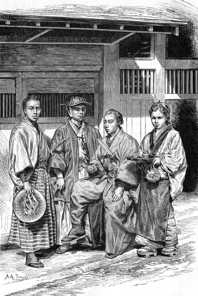 Pessoas de Tóquio de Achille Sirouy