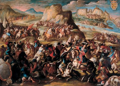 A Batalha de Oran, 1699 de Acisclo Antonio Palomino de Castro y
