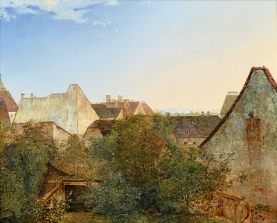Vista sobre as casas suburbanas vienenses (Beatrixgasse) de Adalbert Stifter