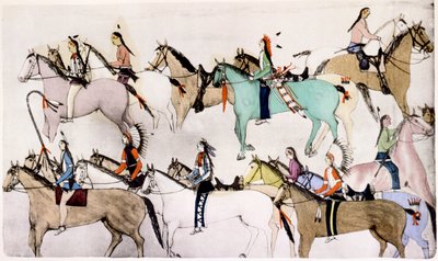 Guerreiros Sioux no 