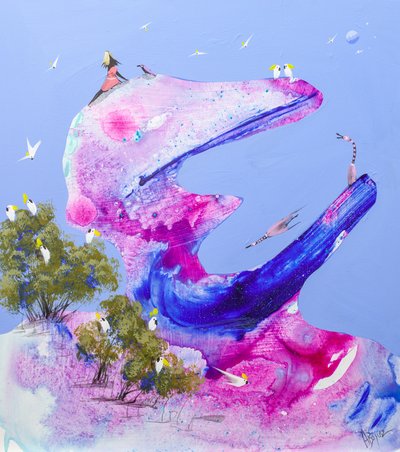 Pássaros de um mundo onírico fantástico de Adam Bogusz