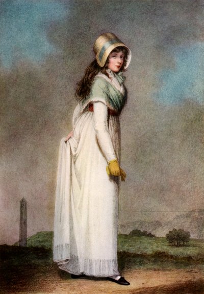 Retrato de uma menina irlandesa, final do século XVIII a XIX, 1910 de Adam Buck