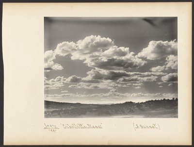 Cibollitta Mesa. (Um pôr do sol.) de Adam Clark “A. C.” Vroman