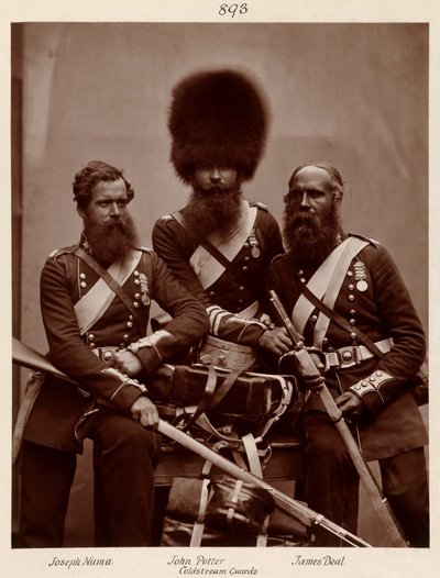 Hughes  Mullins depois de Cundall  Howlett - Heróis da Guerra da Crimeia - Joseph Numa, John Potter e James Deal da Guarda a Corrente Fria de Adam Cuerden