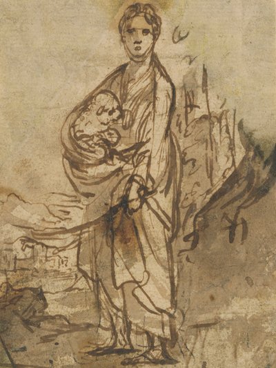 Santa Inês de Adam Elsheimer