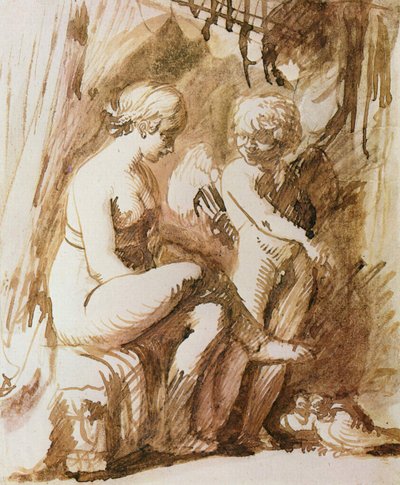 Vénus e Cupido de Adam Elsheimer