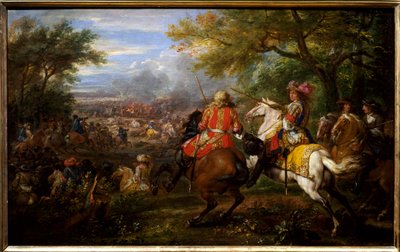 Derrotou o exército espanhol perto do Canal de Bruges a 31 de Agosto de 1667. O rei de França Luís XIV, num cavalo branco, está cercado pelos seus generais: François de Crequy (1629-1687) e o Príncipe Luís II de Bourbon-Conde (Bourbon Conde) chamado Grand  de Adam Frans van der Meulen