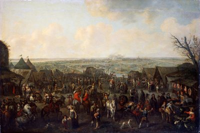 O cerco de uma cidade, 1660. de Adam Frans van der Meulen