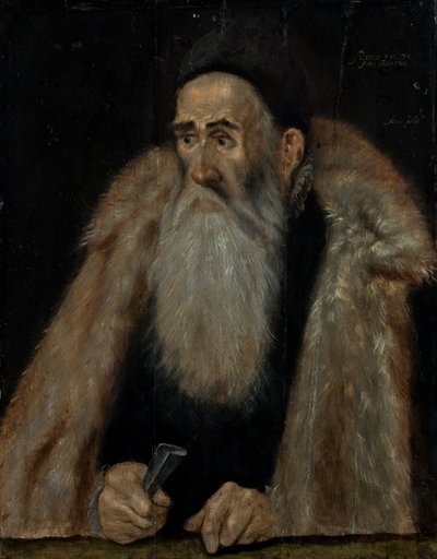 Retrato de um homem velho de Adam Grimmer