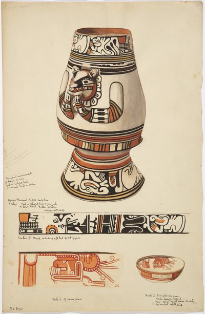 Uma jarra e seu design da Costa Rica de Adela Breton
