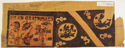 Desenho de um pote das Honduras Britânicas (Belize), Yucatan (aguarela) de Adela Breton