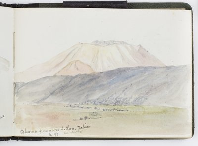 Sketchbook of watercolours, Drawings and Notes, Mexico, 1896-1898 (aquarela) de Adela Breton
