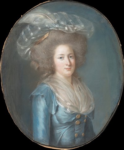 Madame Élisabeth de France 1764-1794, ca. 1787 de Adelaide Labille Guiard