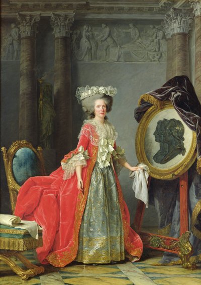 Retrato de Adelaide da França de Adelaide Labille Guiard