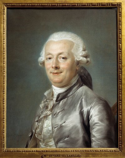 Retrato de Jean Jacques Bachelier (1724-1806) pintor francês. Pintura de Adelaide Labille-Guiard (Labille Guiard de Adelaide Labille Guiard