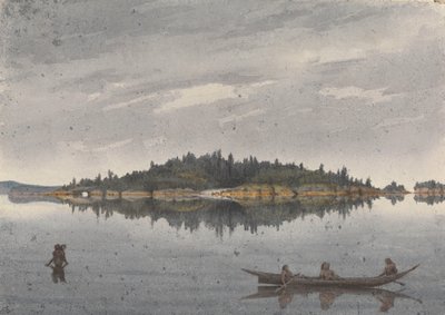 Deer Island, Beaver Harbour, Ilha de Vancouver, 15 de julho de 1851 [Canadá] de Admiral Sir Edward Gennys Fanshawe