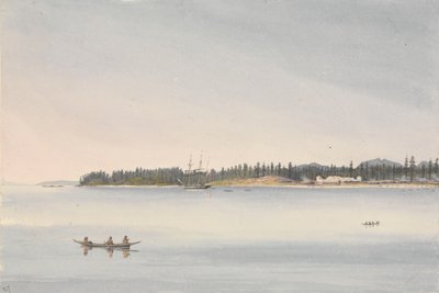 Forte Rupert, Beaver Harbour, Ilha de Vancouver, 23 de julho de 1851 [Canadá] de Admiral Sir Edward Gennys Fanshawe