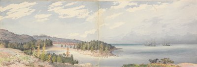 Hogland, 24 de agosto de 1855, Finlândia de Admiral Sir Edward Gennys Fanshawe