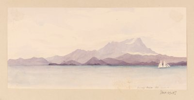 Keeney Balloo S.E. das Índias Ocidentais, América do Norte e Bornéu álbum de recortes de Admiral Sir Edward Gennys Fanshawe