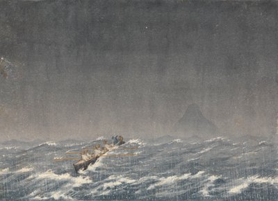Ancoradouro exterior numa tempestade, Mazatlan [México], 22 de agosto de 1850, 8 horas da manhã. ... "Pergunto, qual é o caminho para o navio de Admiral Sir Edward Gennys Fanshawe