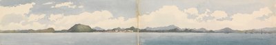 Panamá, março de 1850 (aguarela) de Admiral Sir Edward Gennys Fanshawe