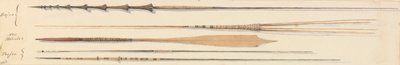 "Lanças de Feejee [Fiji] e Novas Hébridas de Admiral Sir Edward Gennys Fanshawe