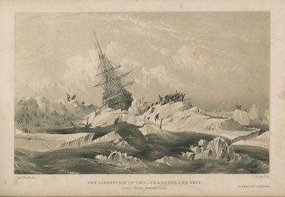 A rutura do gelo à volta do navio de Admiral William Henry Smyth