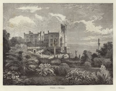 Itália - Castelo de Miramare de Adolf Closs