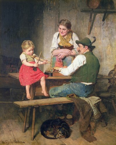 A família feliz de Adolf Eberle