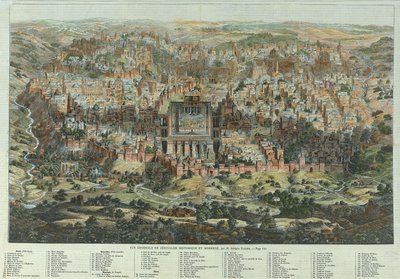 Uma Vista Geral de Jerusalém de Adolf Eltzner