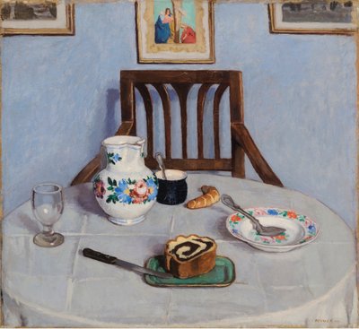 Gateau aux graines de pavot - Bolo de semente de papoula, de Fenyes, Adolf (1867-1945). Óleo sobre tela de Adolf Fenyes