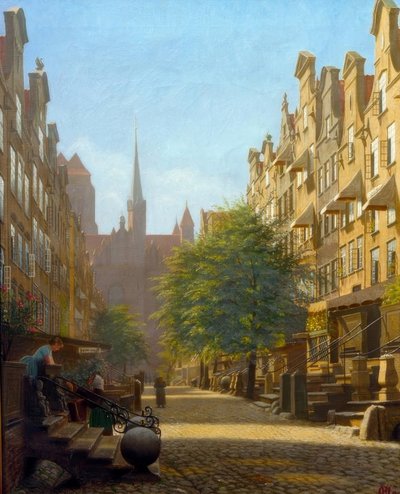Pista da Mulher em Gdansk de Adolf Heinrich Hansen