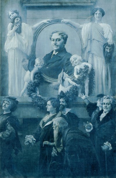 O actor da corte Ernst Hartmann de Adolf Hiremy Hirschl