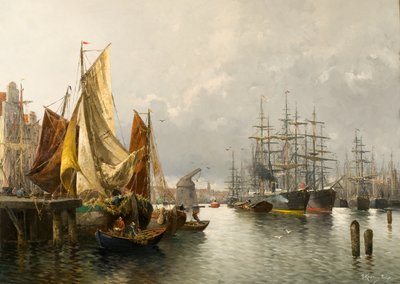 No porto de Le Harve de Adolf Kaufmann