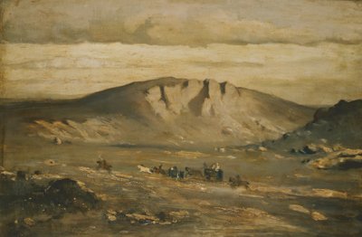 Paisagem solitária (Casamento de camponeses) de Adolf Kosárek