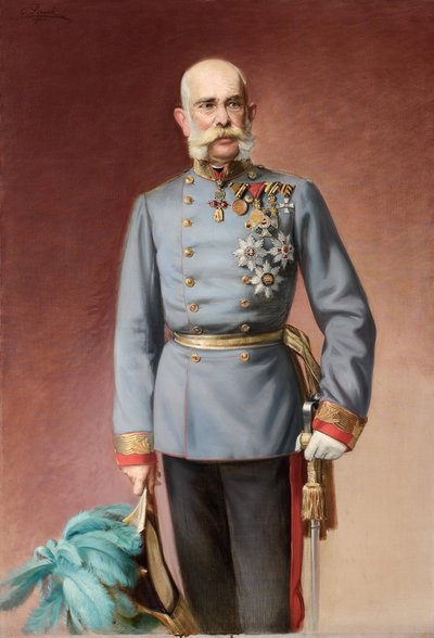 Retrato de Franz Joseph I da Áustria de Adolf Pirsch