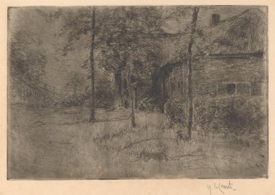 Fazenda de palha de Adolf le Comte (signed by artist)