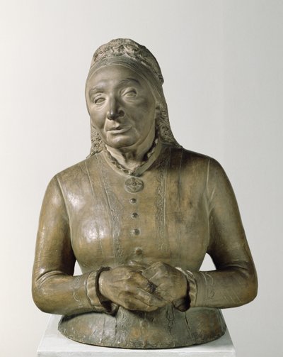 Retrato de Marie Fielder (1819-1901), 1882 (terracota) de Adolf von Hildebrand