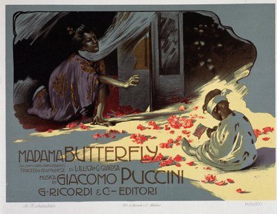 “Madame Borboleta” de Puccini de Adolfo Hohenstein