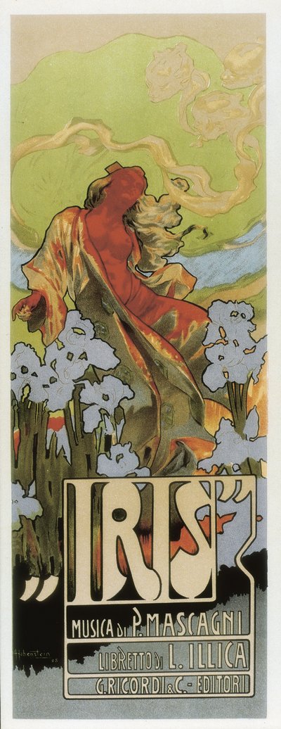 Ópera "Íris de Pietro Mascagni de Adolfo Hohenstein