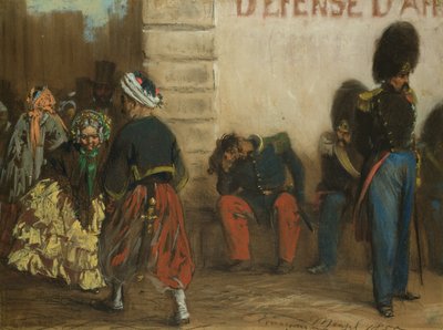 Memória de Paris, 1855 de Adolph Menzel