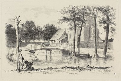 Placa três, de Radierversuche de Adolph Menzel