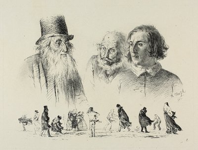 Placa dois, de Radierversuche de Adolph Menzel