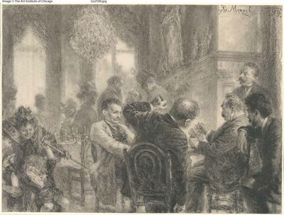 O jogo de cartas de Adolph Menzel